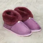 уникални светло лилави дамски пантофи