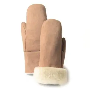 бежави ръкавици от агнешка кожа