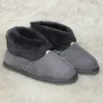 сиви домашни пантофи милвена