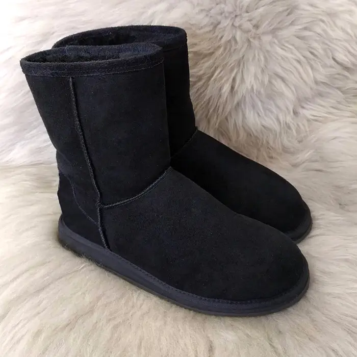 удобни дамски ботуши от агнешка кожа