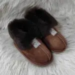 Детски пантофи модел 2650 тъмно кафяво