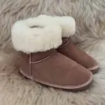 Детски ботуши модел 2401 светло кафяви с бие