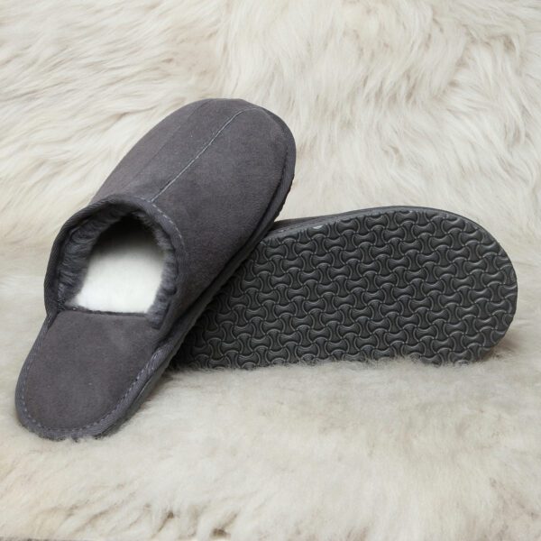 сиви домашни пантофи милвена