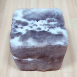 Табуретка от агнешка кожа - 100% високо качество | Milvena | Милвена - Български кожени изделия от агнешка кожа Табуретка от агнешка кожа